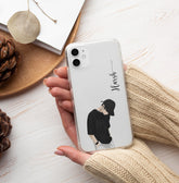 Aesthetic Boys Name Signature Transparent Case 8