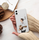 Aesthetic Boys Name Signature Transparent Case 3