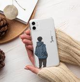 Aesthetic Boys Name Signature Transparent Case 9