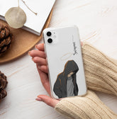 Aesthetic Boys Name Signature Transparent Case 4