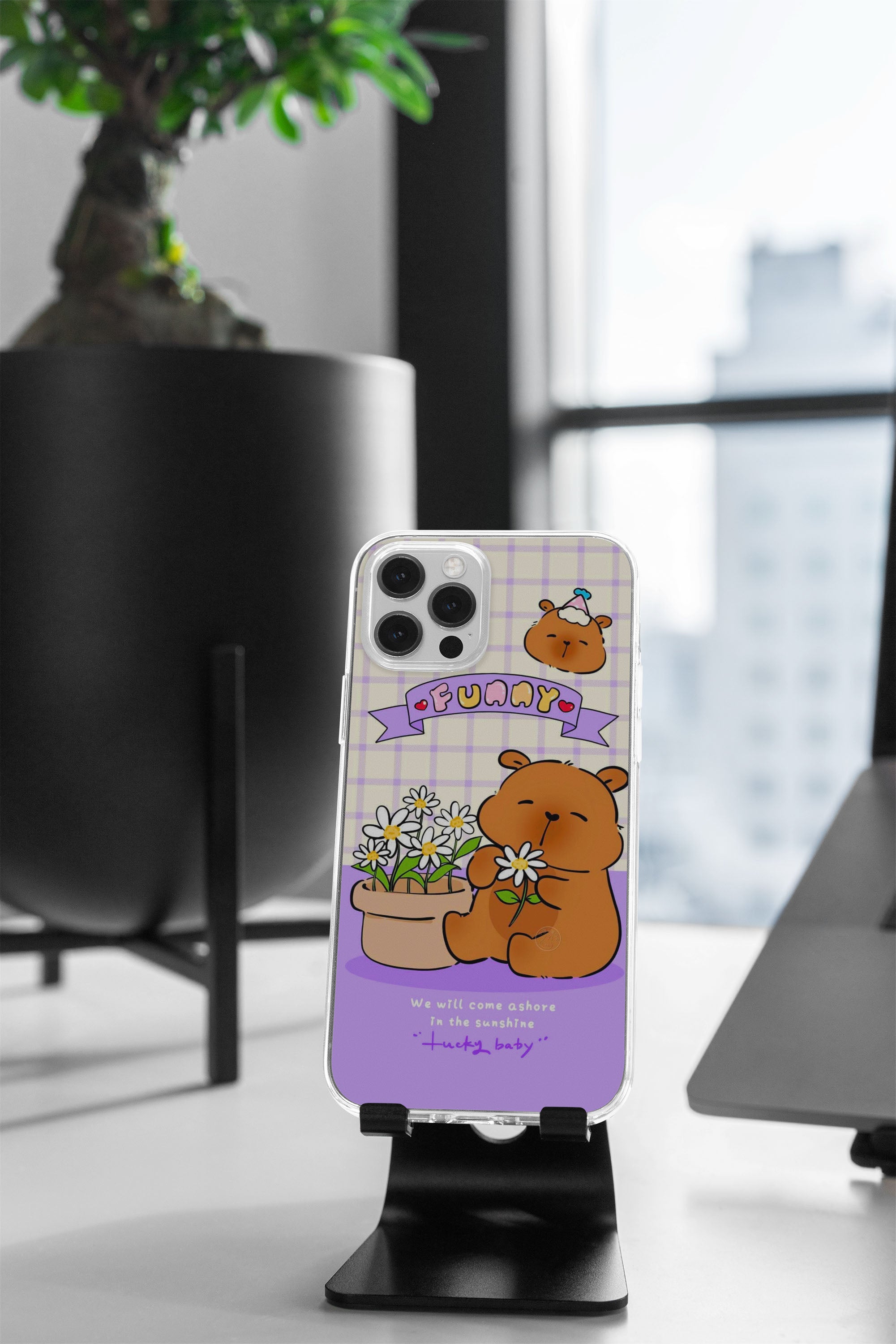 Adorable Panda Design Phone Case 5