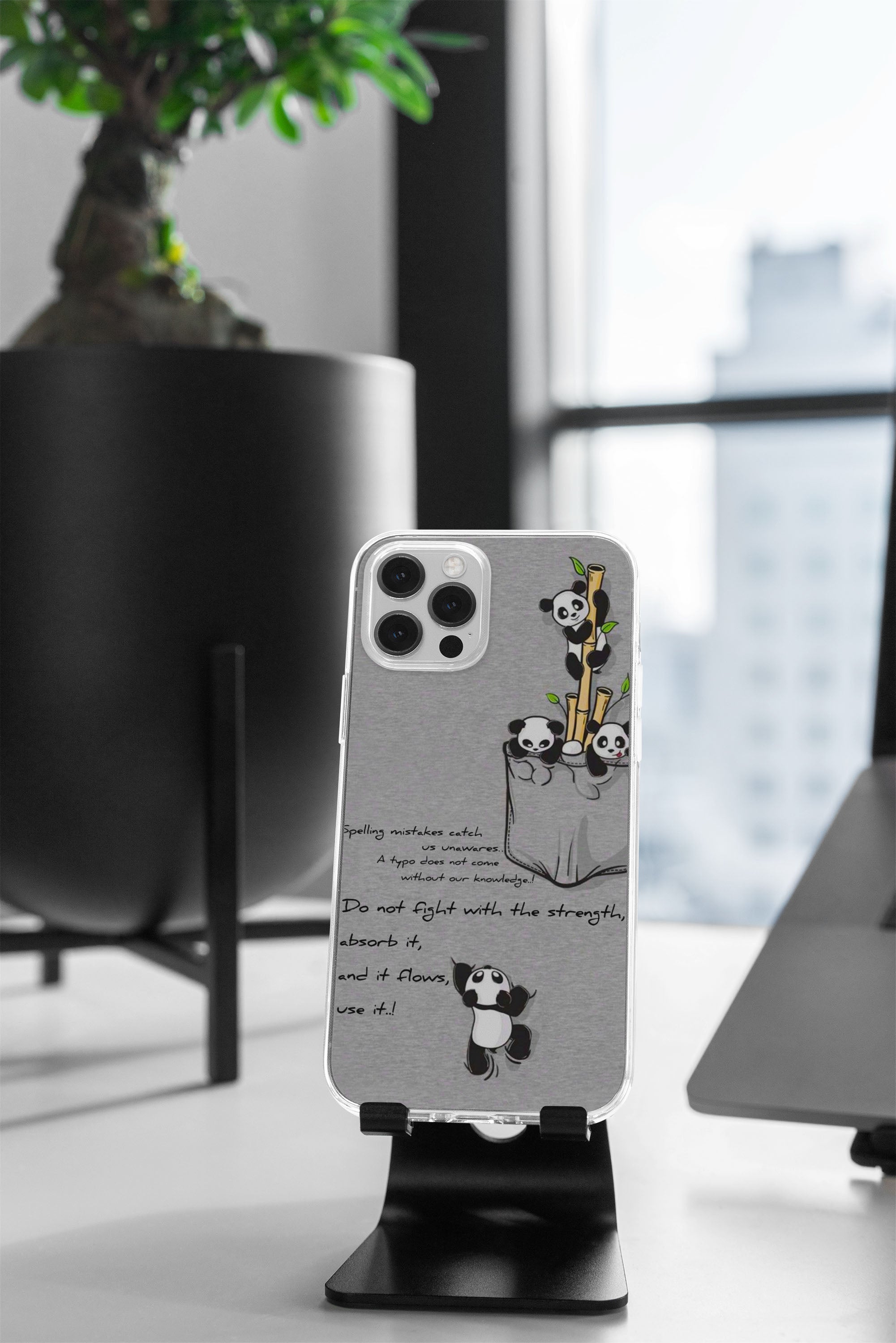 Adorable Panda Design Phone Case 6
