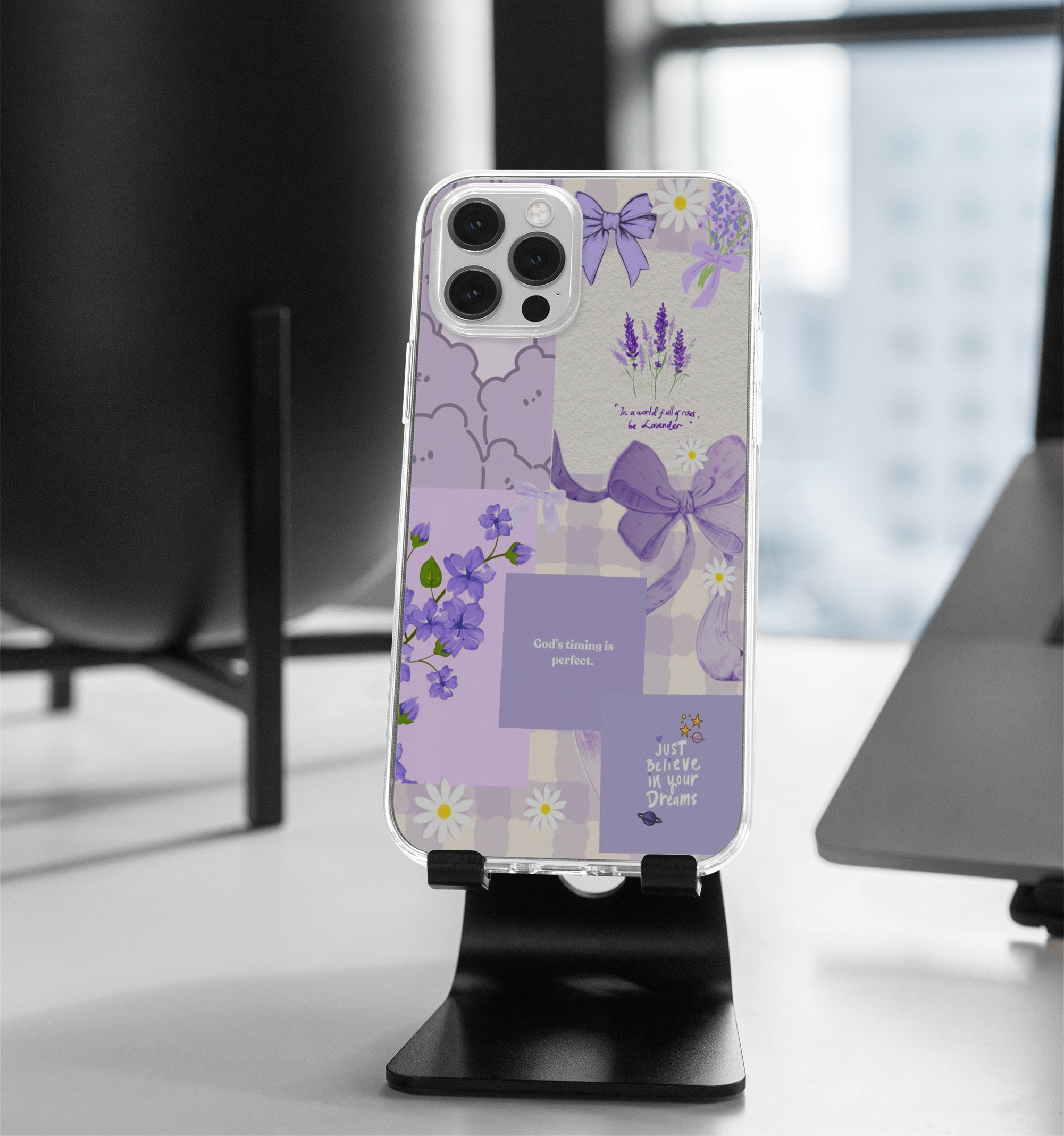 Aesthetic Cute Ribbon Curly Bow Phone Case 11