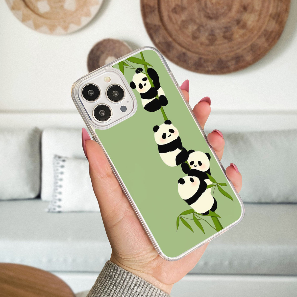 Adorable Panda Design Phone Case 4