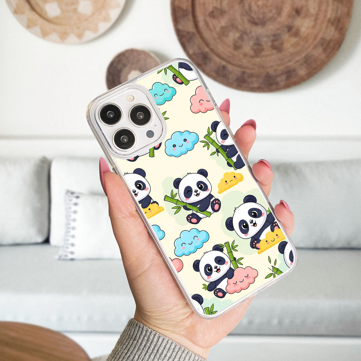 Adorable Panda Design Phone Case 8