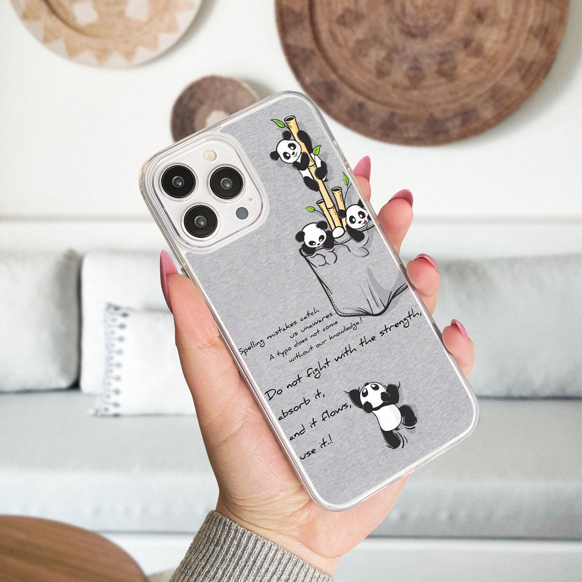 Adorable Panda Design Phone Case 6