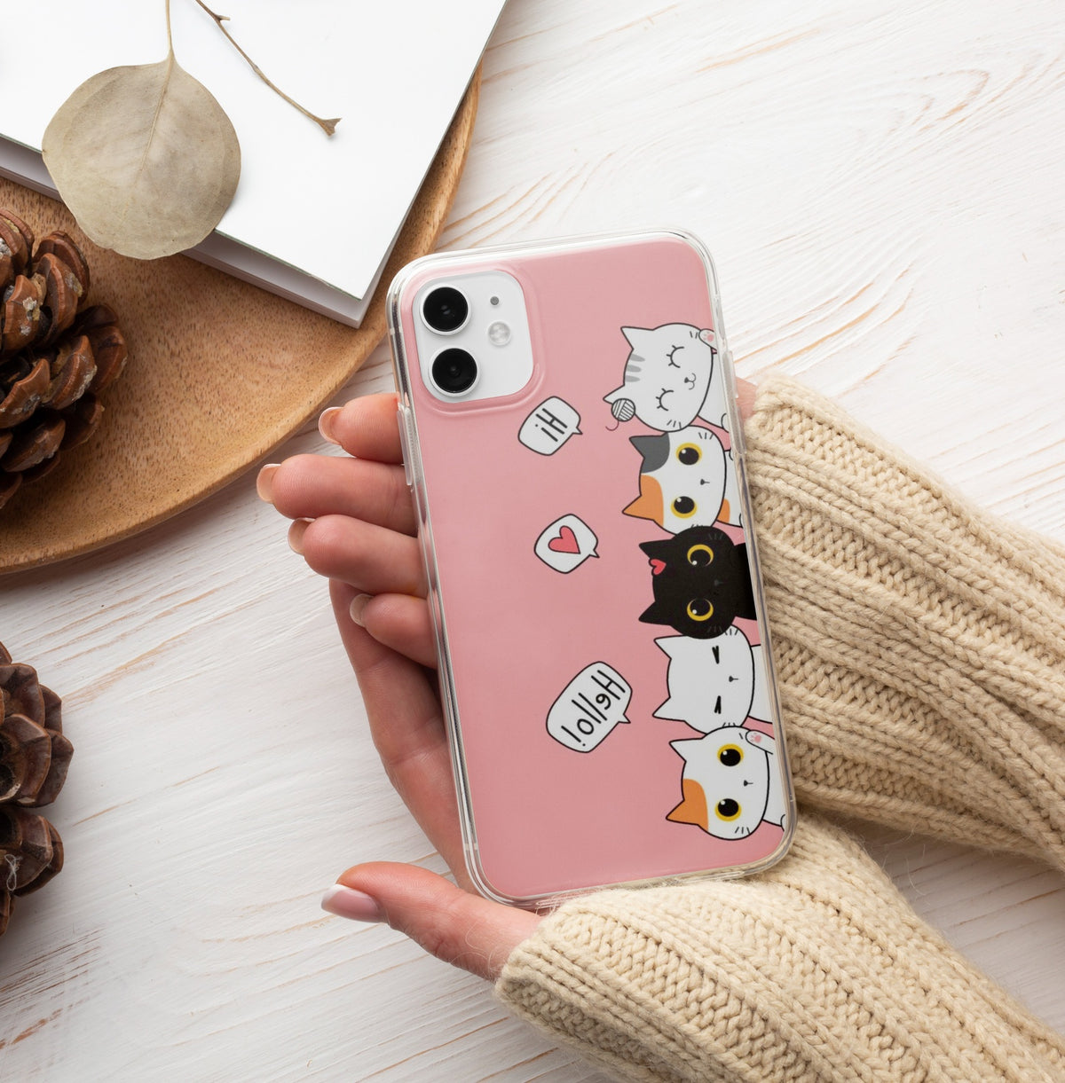 Aesthetic Cute Kitty Case 5